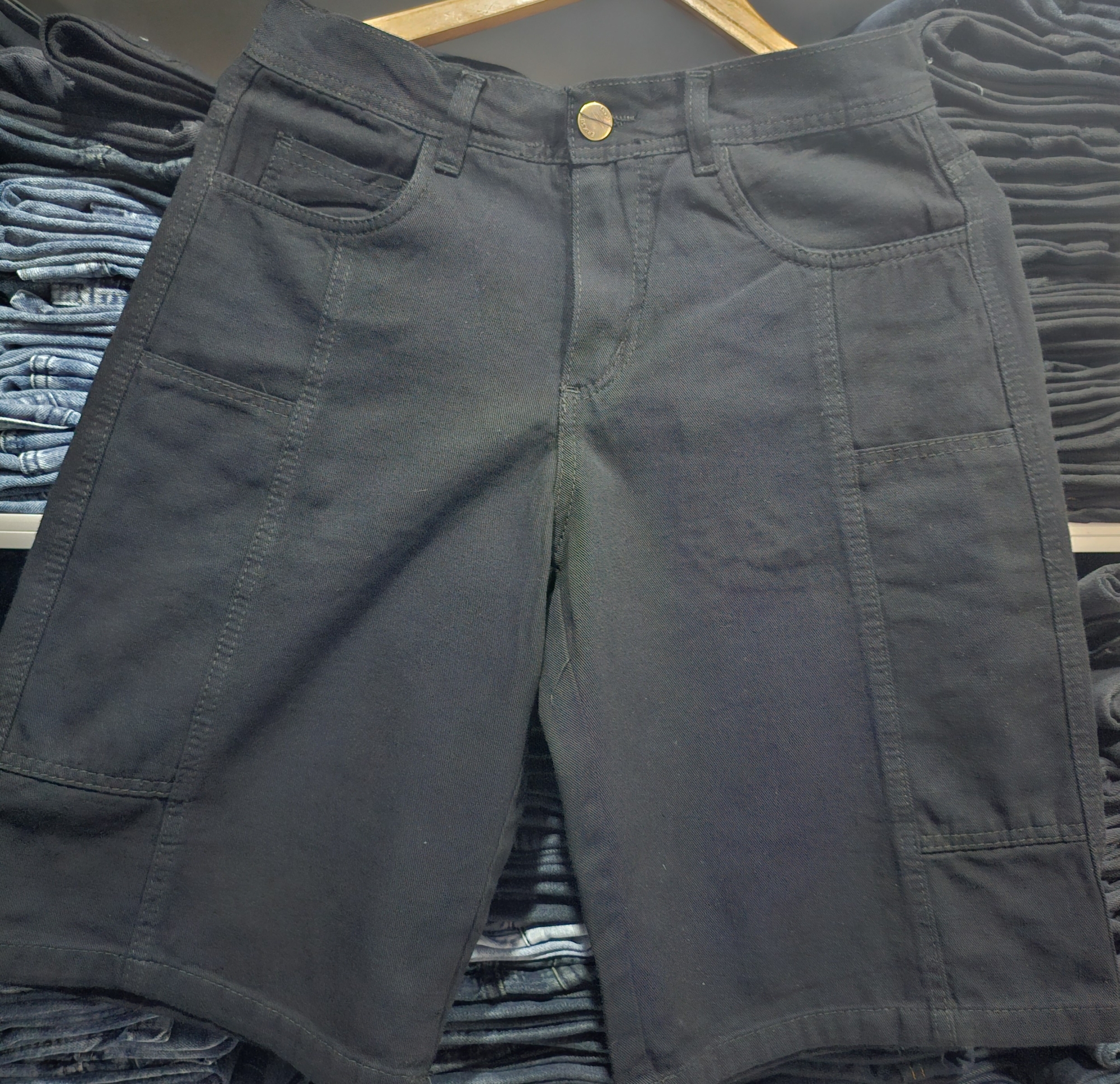 Baggy Chocolate y Negro Talles Especiales - Imagen 2