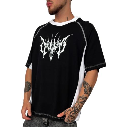 Remera Combinada Jersey Peinado 24.1