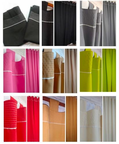 Juego Cortinas Multiaguja con Embozo