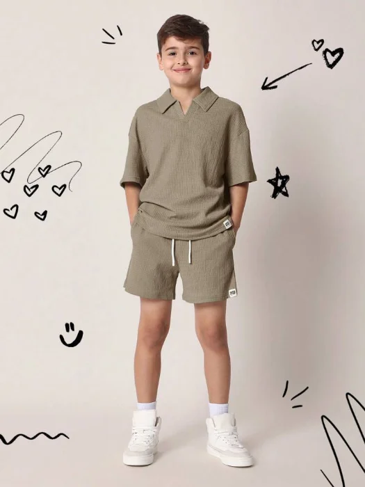 Conjuntos Waffle Nene Chomba + Short con Bolsillos