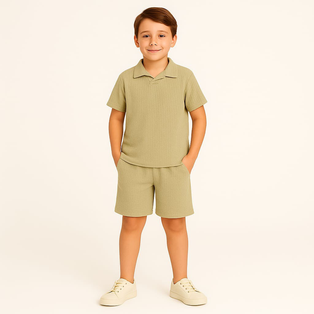 Conjuntos Waffle Nene Chomba + Short con Bolsillos - Imagen 3