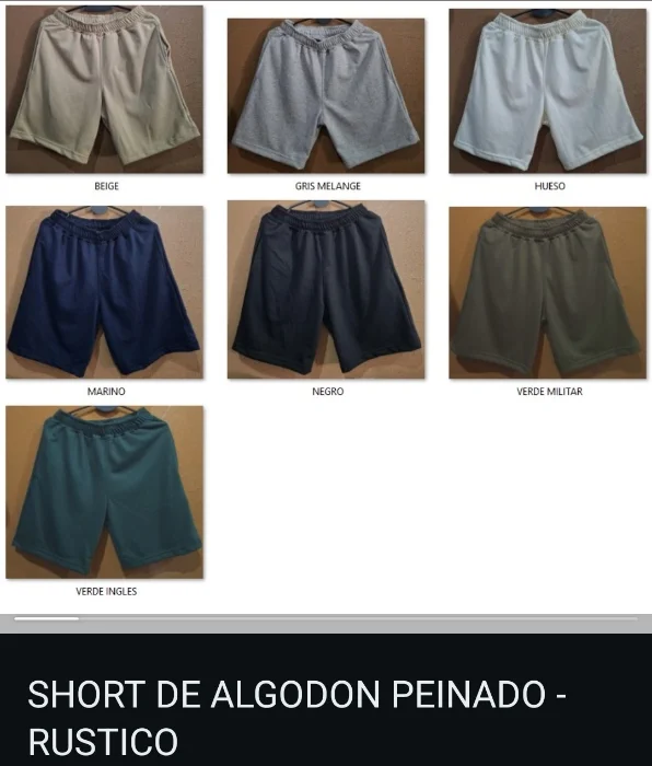 Short Rústico Peinado Premun