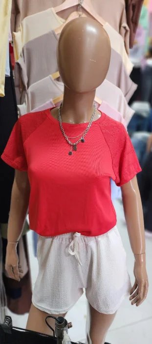 Remera con Brodery