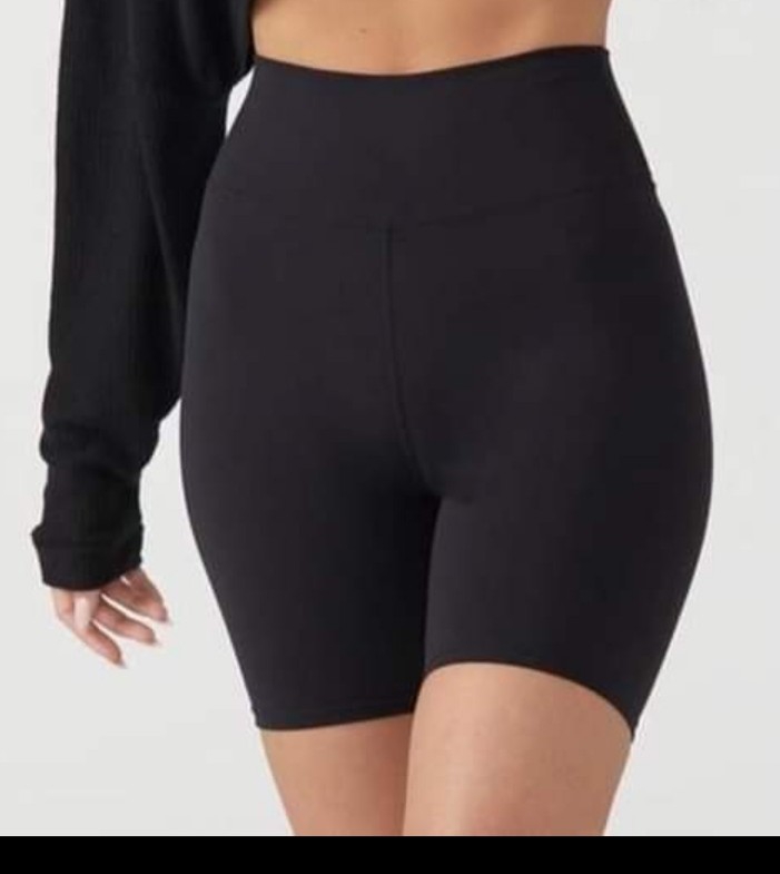 Ciclista  Liso  Lycra  Negro - Imagen 2