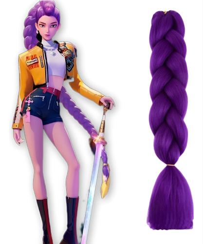 Kanekalon  Trenza Violeta