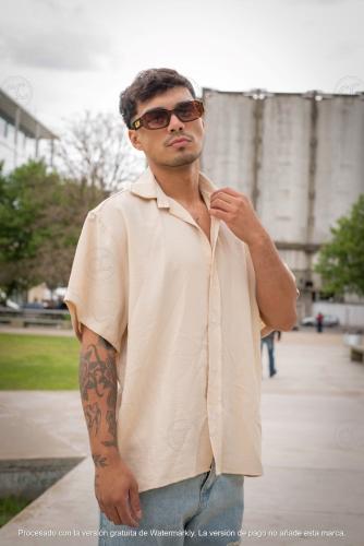 Entre Rios- Camisa Twil Lolis Beige