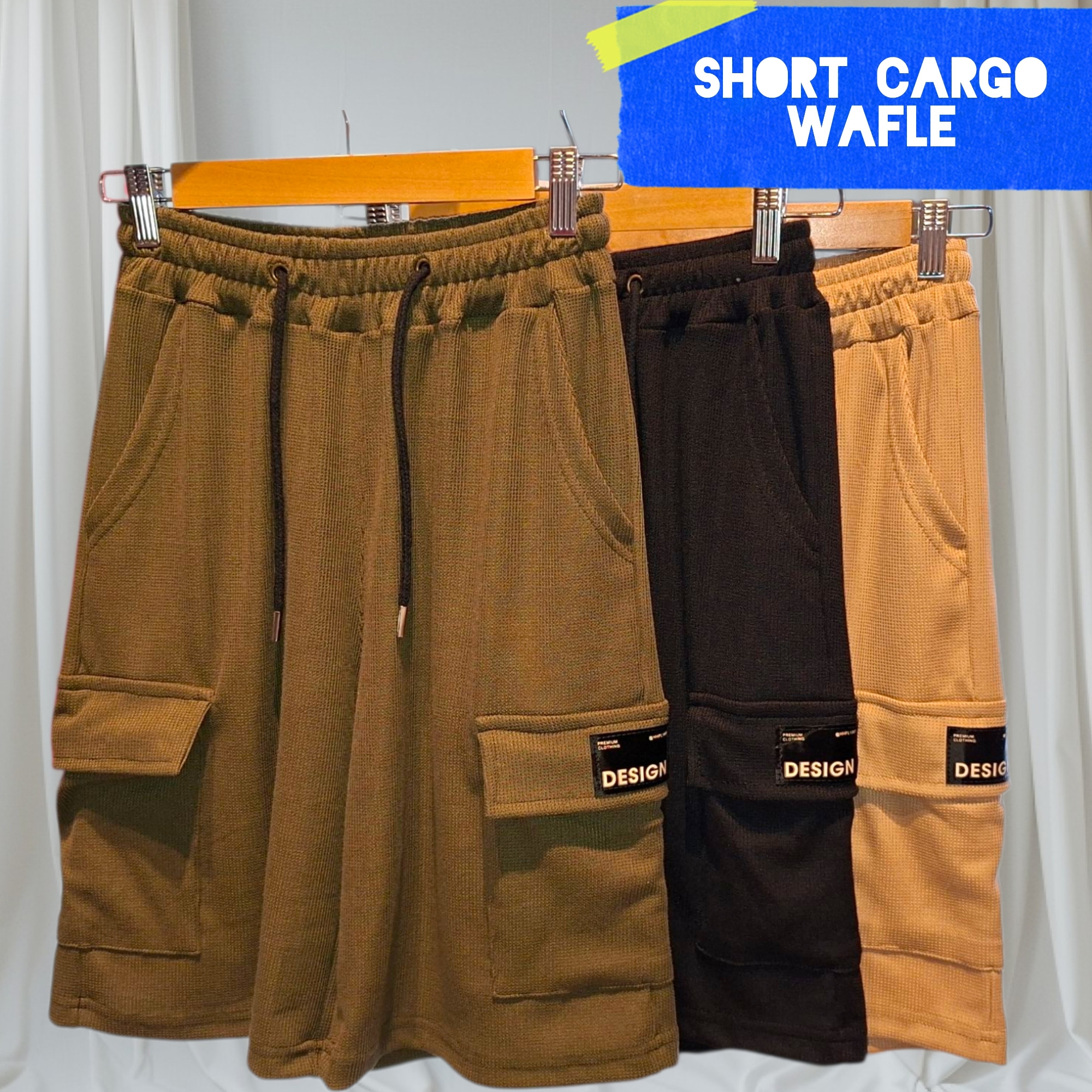 Short Cargo Wafle - Imagen 2