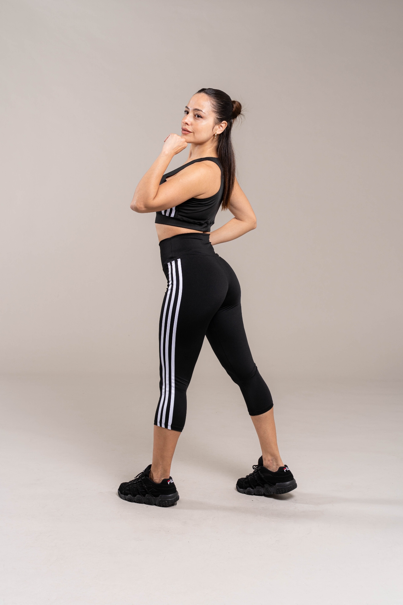 Capri Tiras de Lycra Yoga Premium - Imagen 2