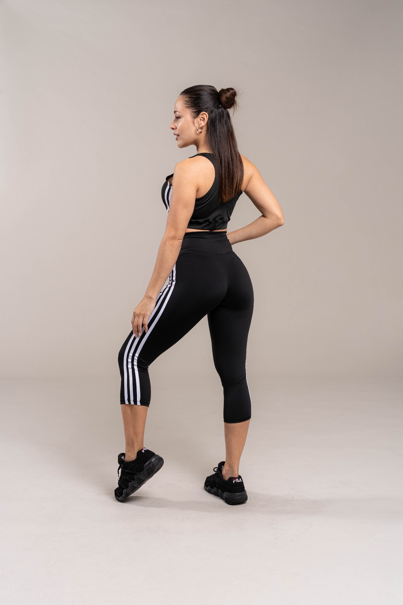 Capri Tiras de Lycra Yoga Premium - Imagen 3