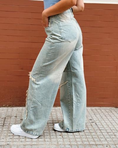 Madison- Baggy Cuxxa de Dama Vainilla con Deflecado - Miniatura 2