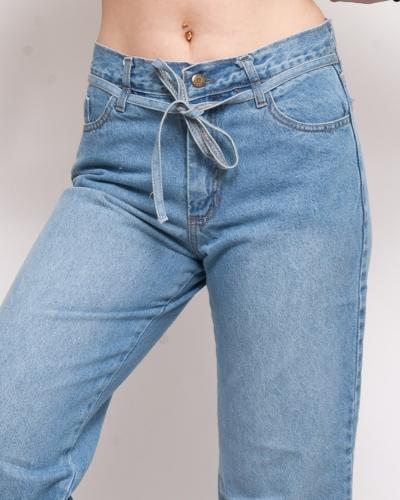 Jean Baggy Moño Cintura Ajustable - Miniatura 4