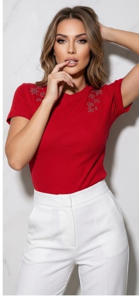 Remera  Basica Morley ((flor Brillo)) - Imagen 6