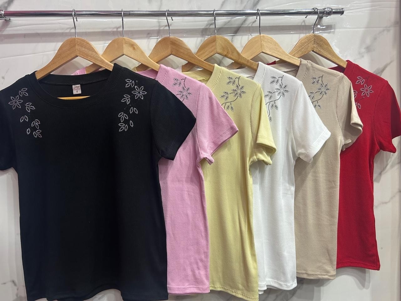 Remera  Basica Morley ((flor Brillo)) - Imagen 4