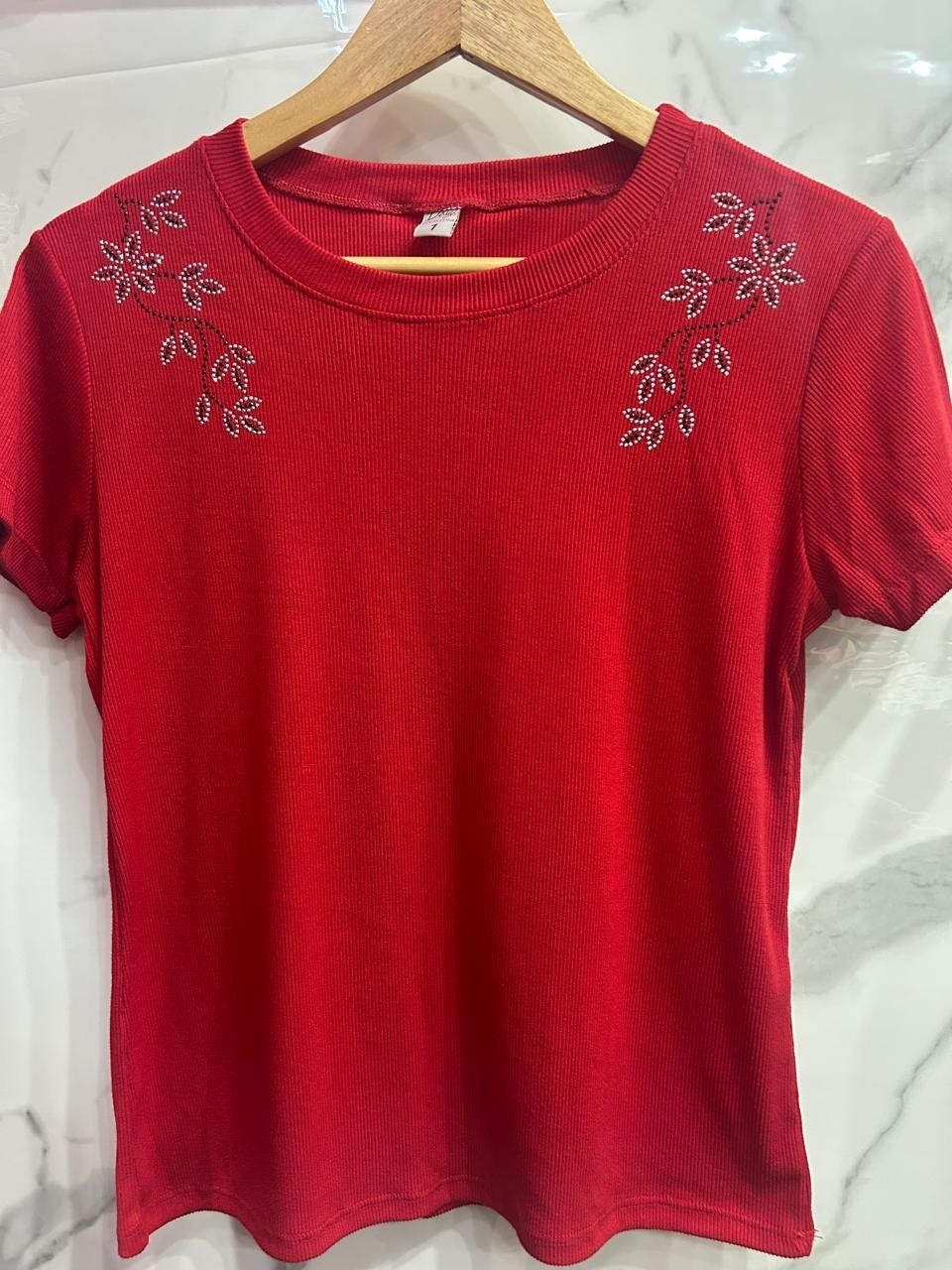 Remera  Basica Morley ((flor Brillo)) - Imagen 5