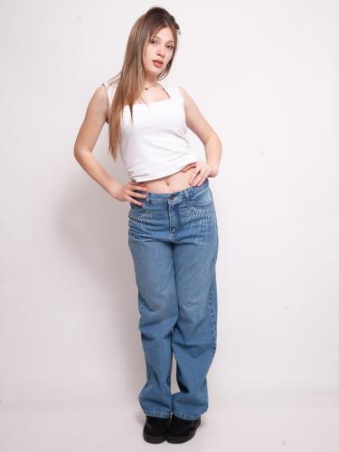 Jean Baggy con Brillos - Miniatura 2