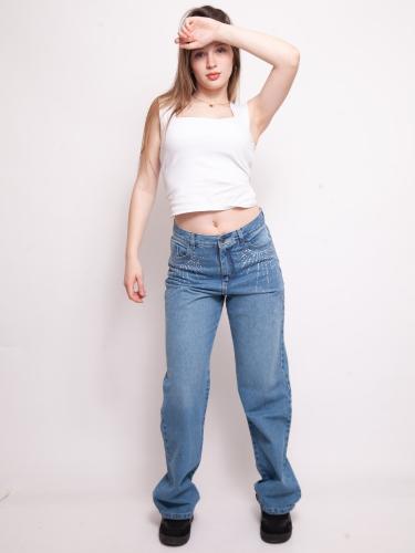Jean Baggy con Brillos - Miniatura 3