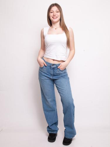 Jean Baggy con Brillos - Miniatura 6
