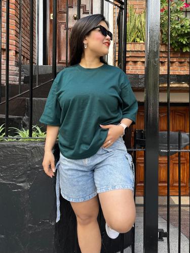 Remeras de Algodón Boxy Fit