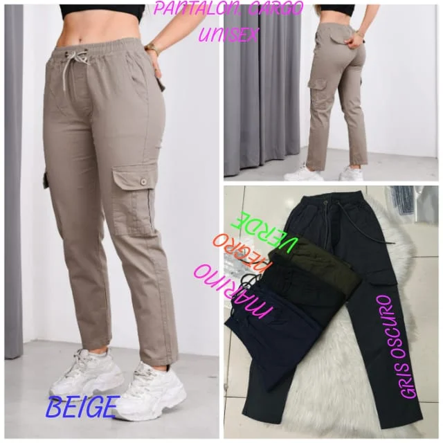 Pantalon Cargo Efecto Lavado (unisex)