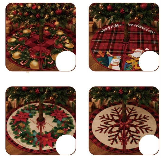 Falda Base para Arbol Navideño - Imagen 2