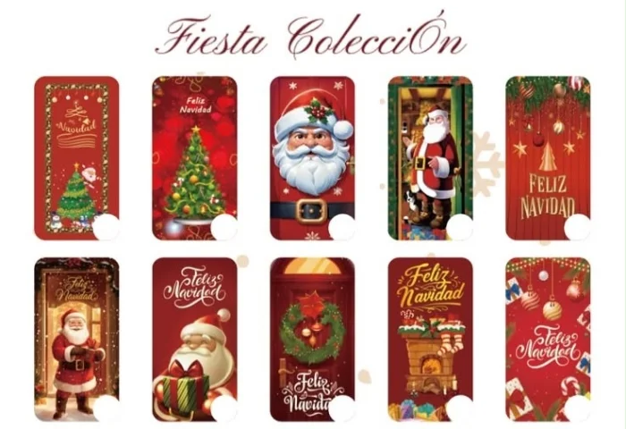 Funda Cubre Puerta Navideño