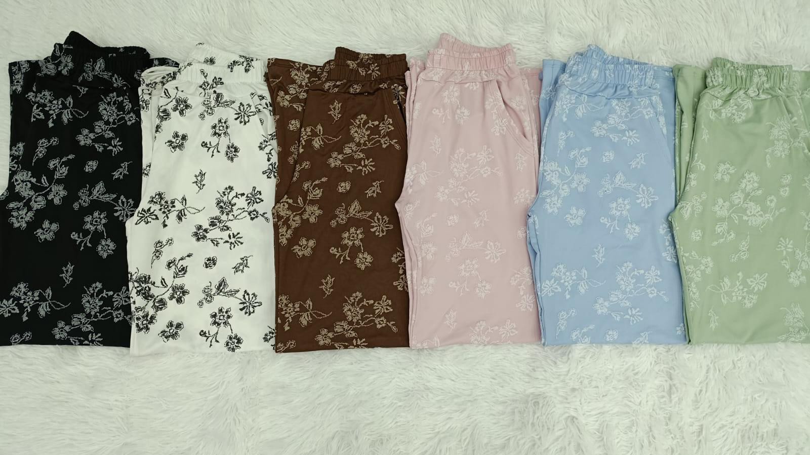 Pantalon Recto de Modal Soft con Diseño - Imagen 2