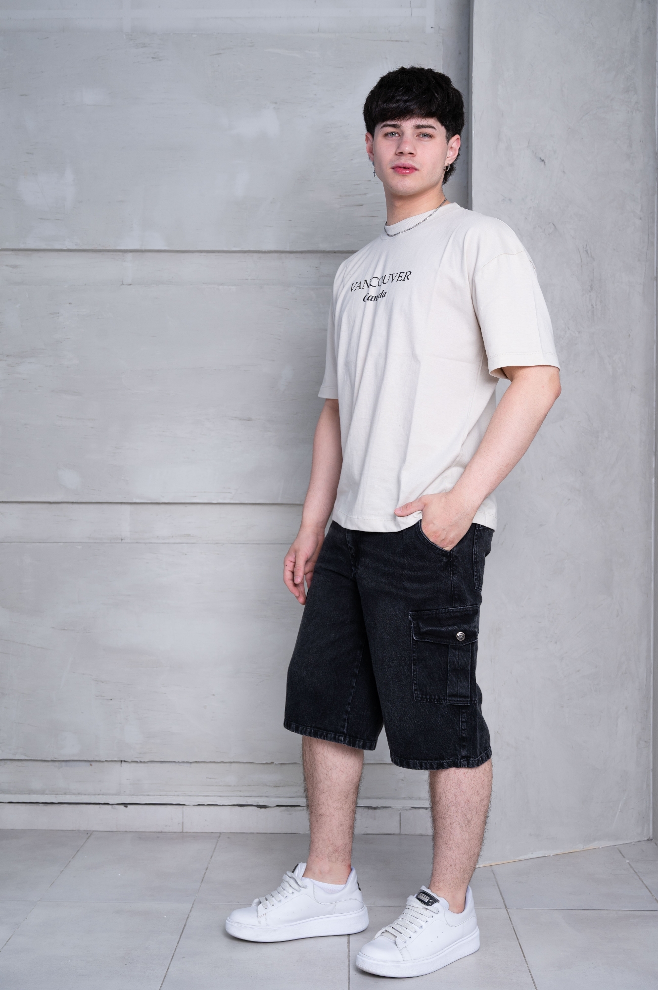 Bermuda Cargo Jeans - Imagen 3