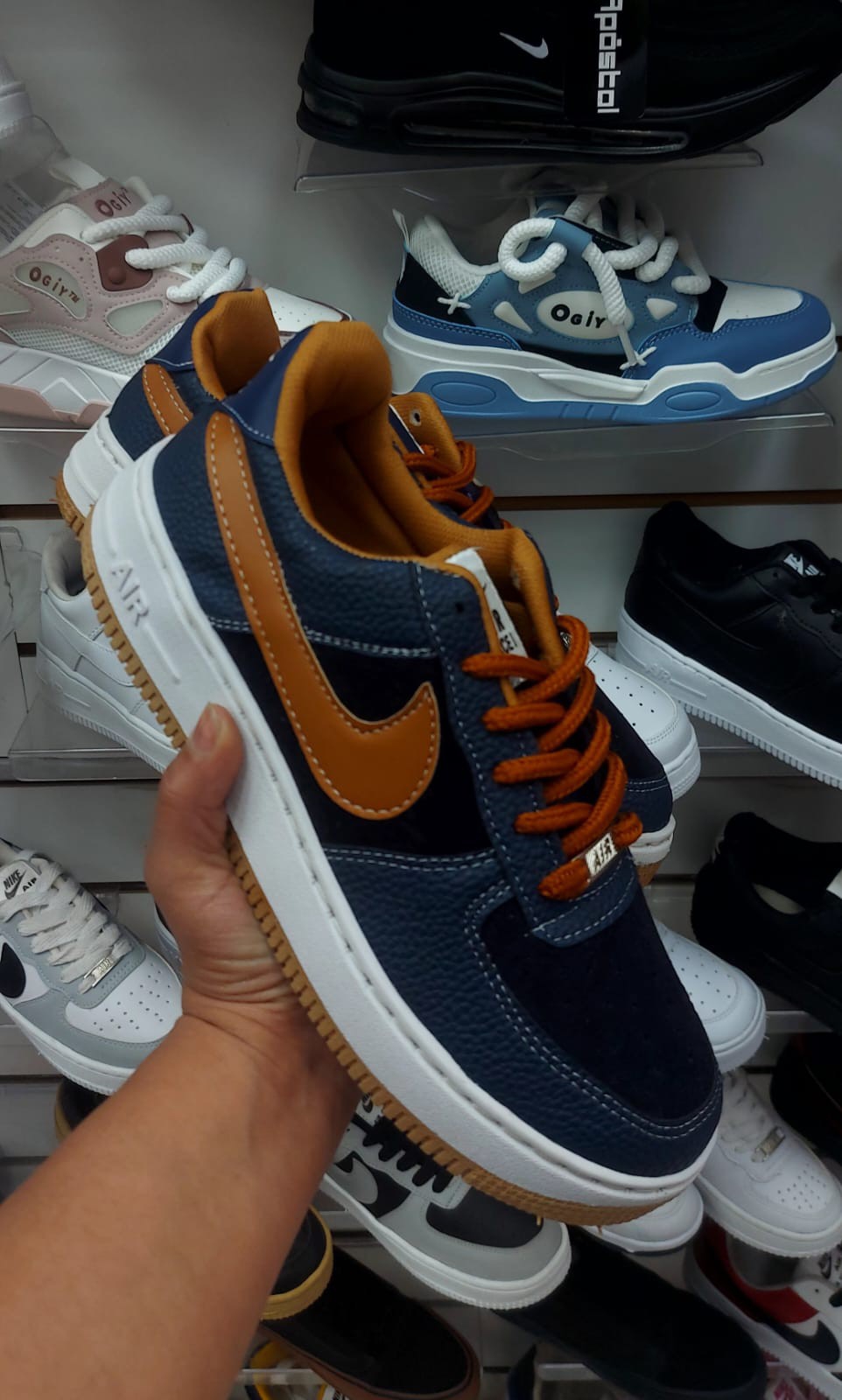 Air Forcé Bic. Azul Marino - Imagen 2