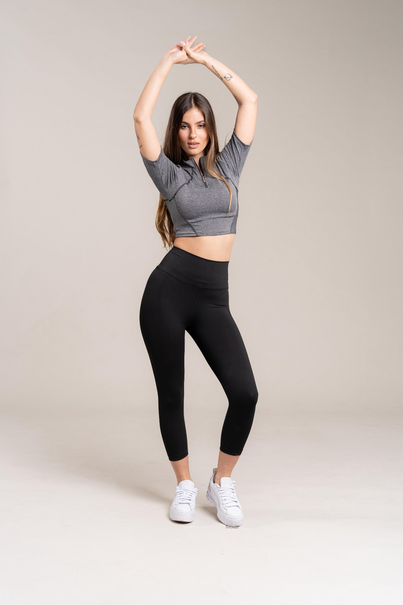 Capri Liso Lycra Yoga Premium - Imagen 2