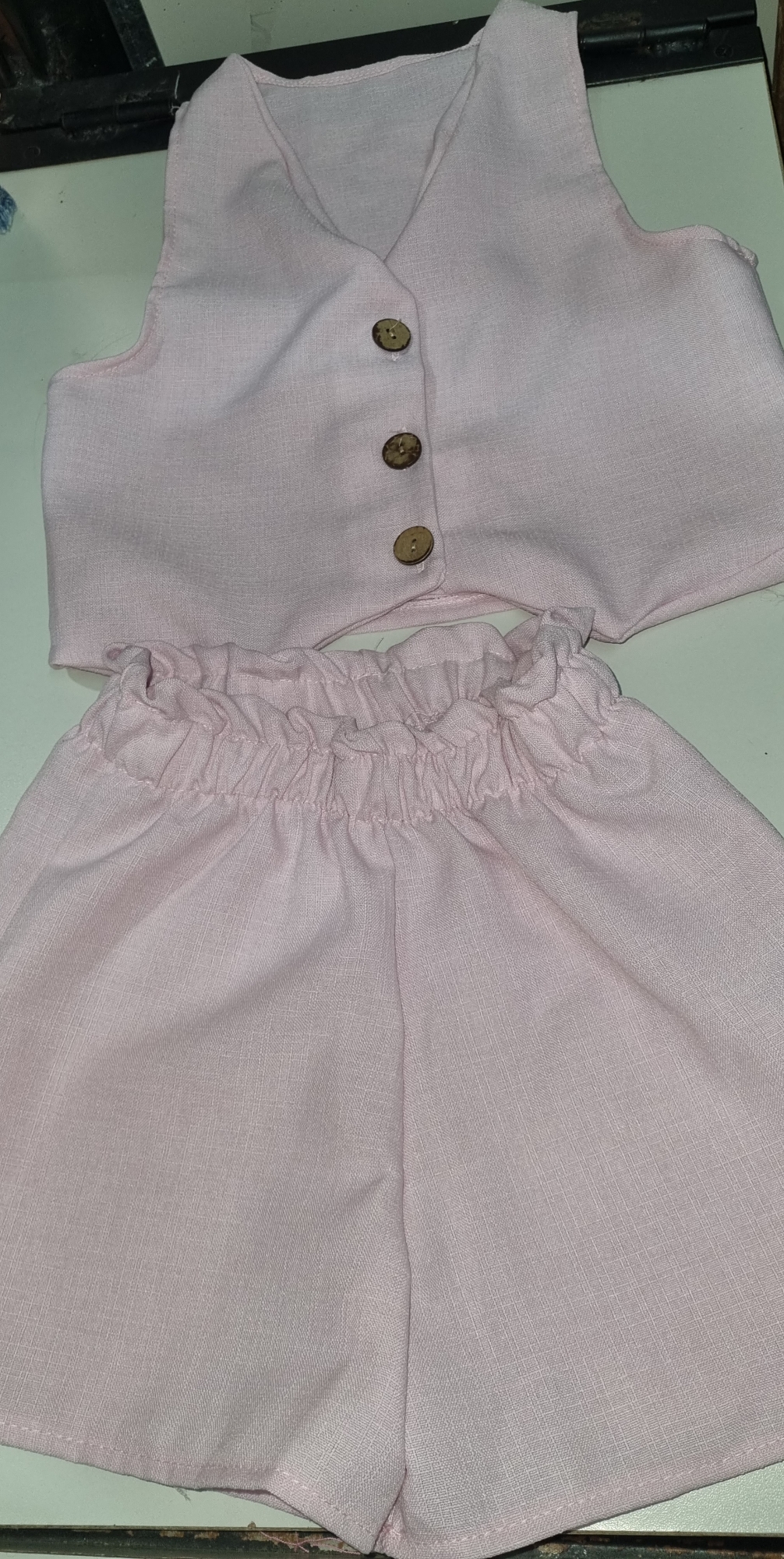 Conjunto Nena de Lino Sastrero  4 al 16 - Imagen 4