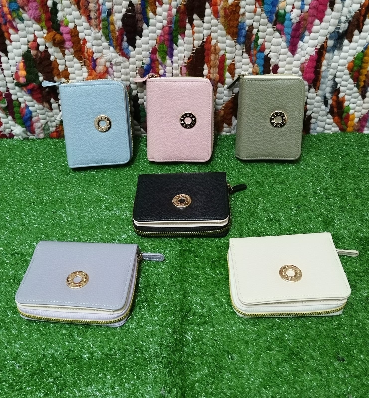 Billetera con Broche de Cuero Pu
 *bimba Lola* 
 Excelente Calidad. - Imagen 3