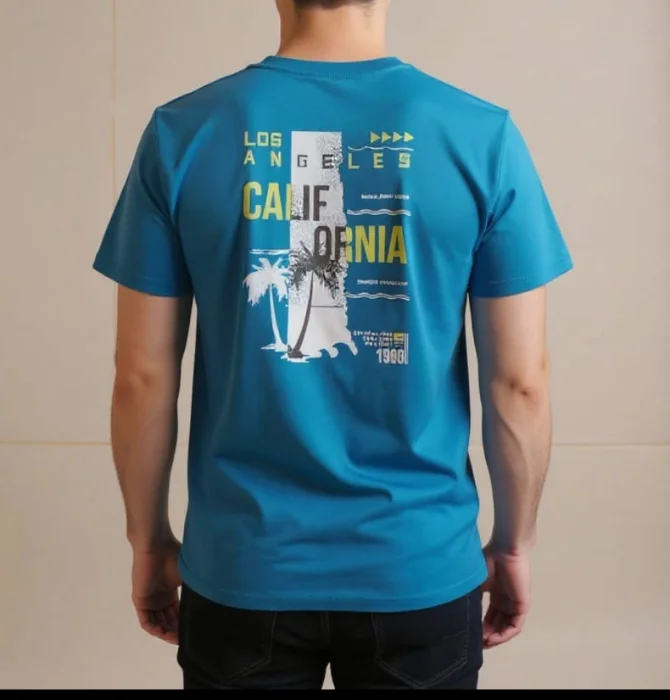 Remera Doble Estampa de Hombre