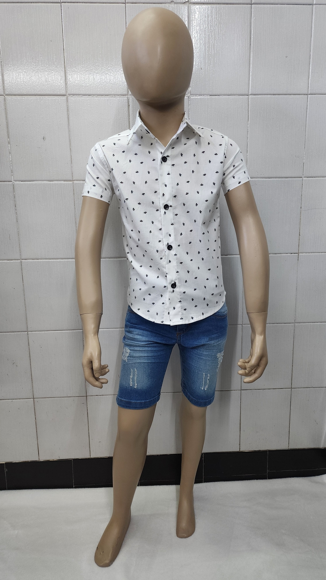 Camisas Elastizada Importado de Ñiños con Cuello - Imagen 4