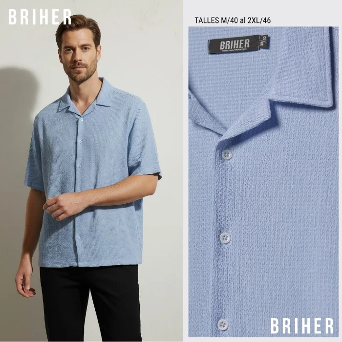 Camisa Hawai Manga Corta