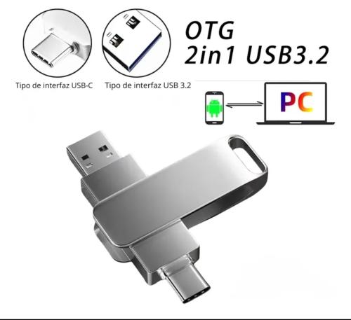 Pendrive 32gb con Adaptador Otg Tipo C - Miniatura 3