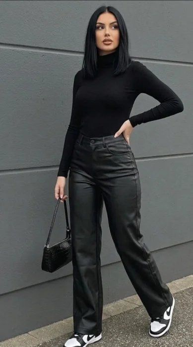Pantalon Wide Engomado