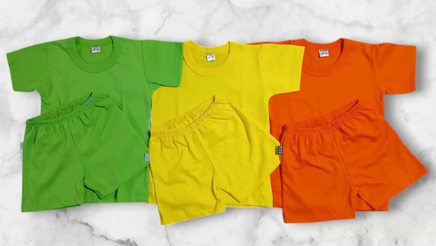 Remera y Short Algodón Liso - Imagen 2