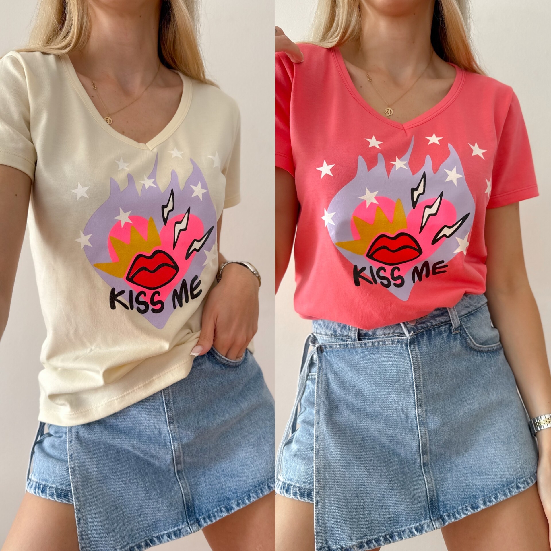 Remera Cuello en V - Imagen 2