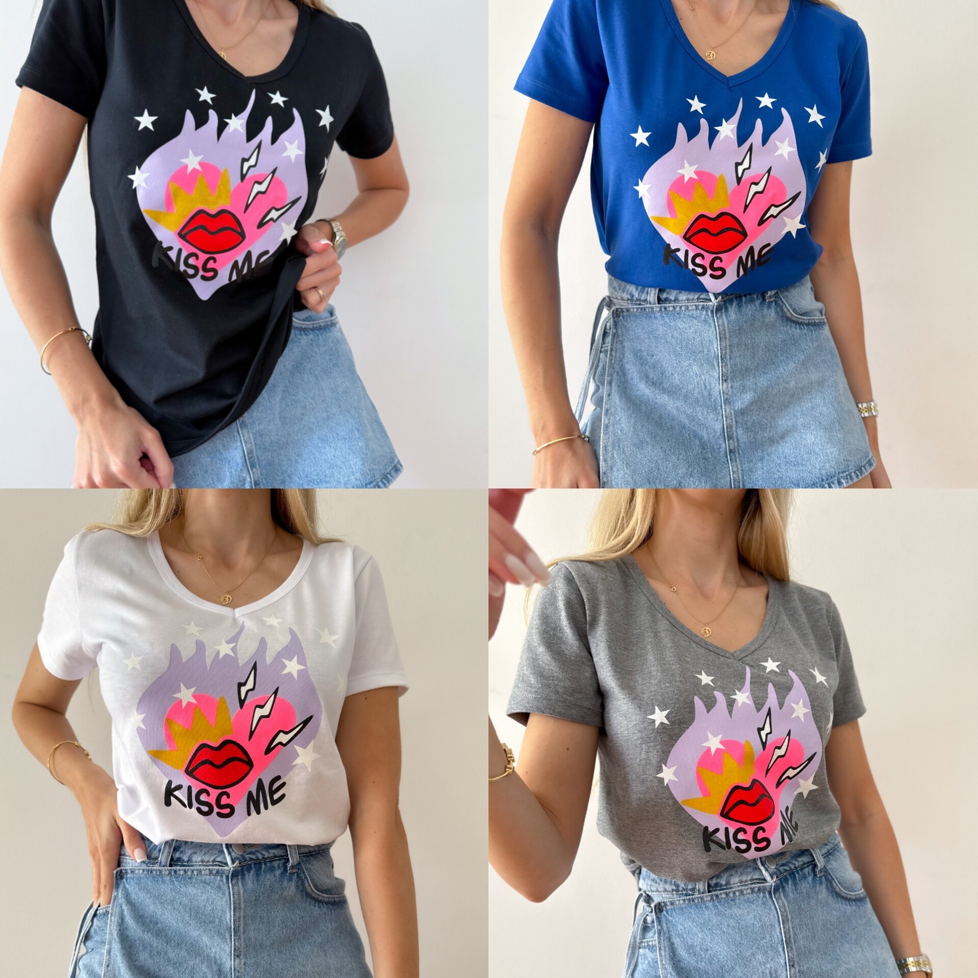 Remera Cuello en V - Imagen 3