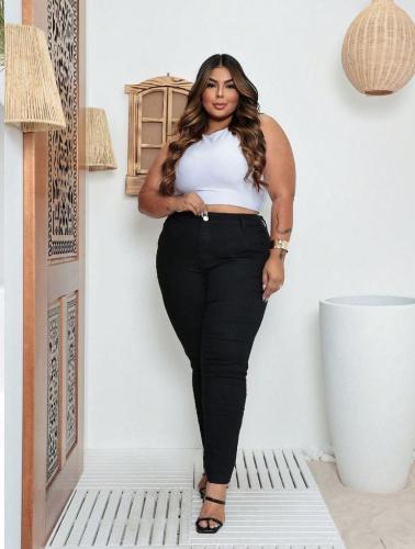 Jeans Chupin Grande Mujer Pantalones Skinny Ajustados Especial Dama Promos Mayoristas - Miniatura 3