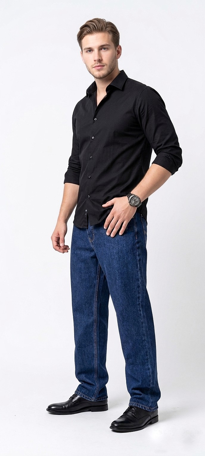 Semi Skinny Jeans Hombre Pantalon Recto Denim Caballero Moda Pinterest 2000's - Imagen 7
