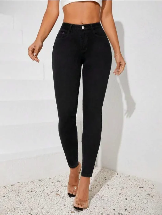 Skinny Jeans Dama Pantalón Chupin Ajustado Clásico Moda 2000's Mujer Promos Hotsale