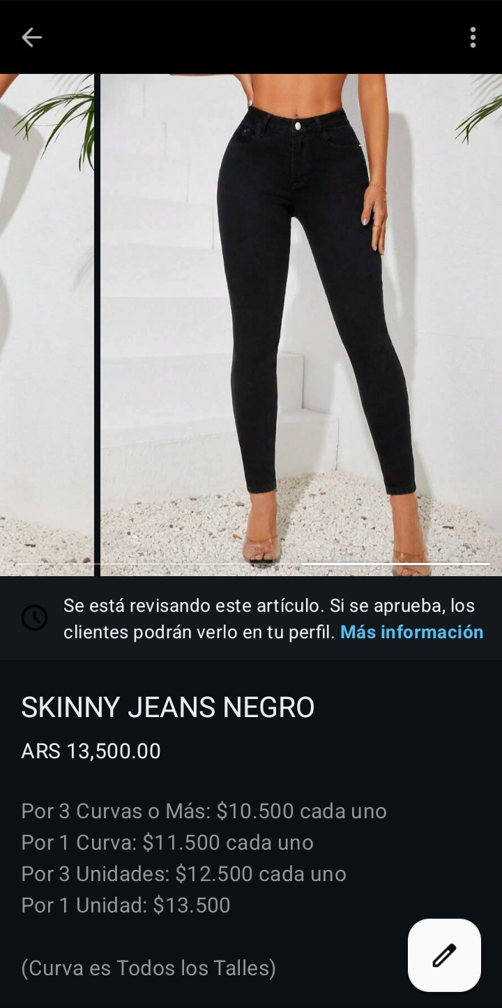 Skinny Jeans Dama Pantalón Chupin Ajustado Clásico Moda 2000's Mujer Promos Hotsale - Imagen 3