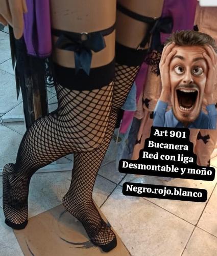 Bucanera Red con Liga y Moño