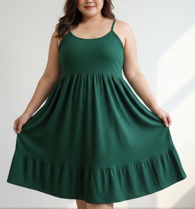 Vestidos de Morley Viscosa  Volado - Imagen 3