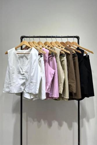Conjunto Zoe, Chaleco + Short (importado) - Miniatura 6