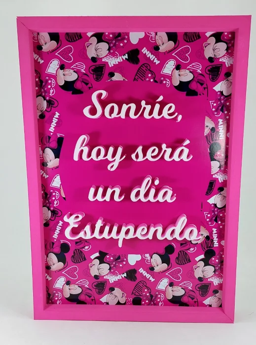 Cuadros Infantiles 3d Motivacionales Personajes