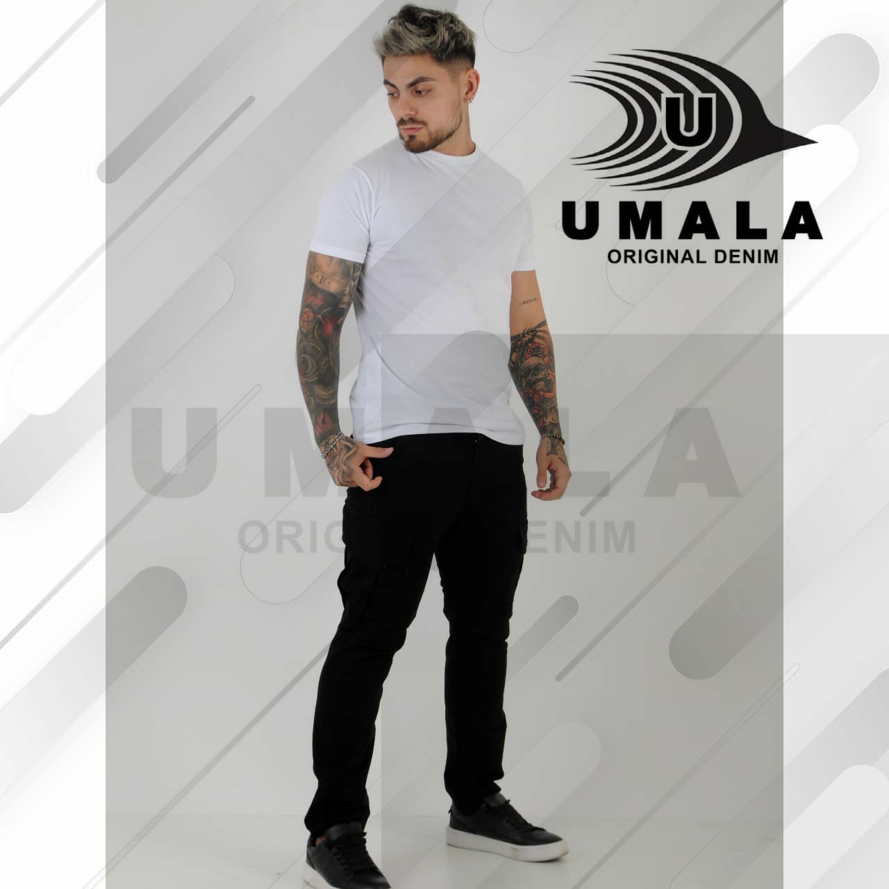 Pantalon Cargo de Gabardina - Imagen 2