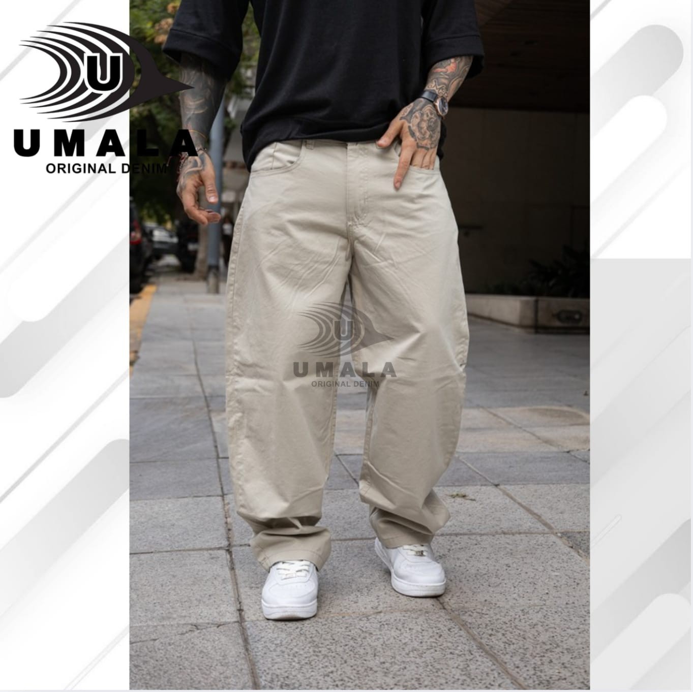 Baggy  de Gabardina - Imagen 2