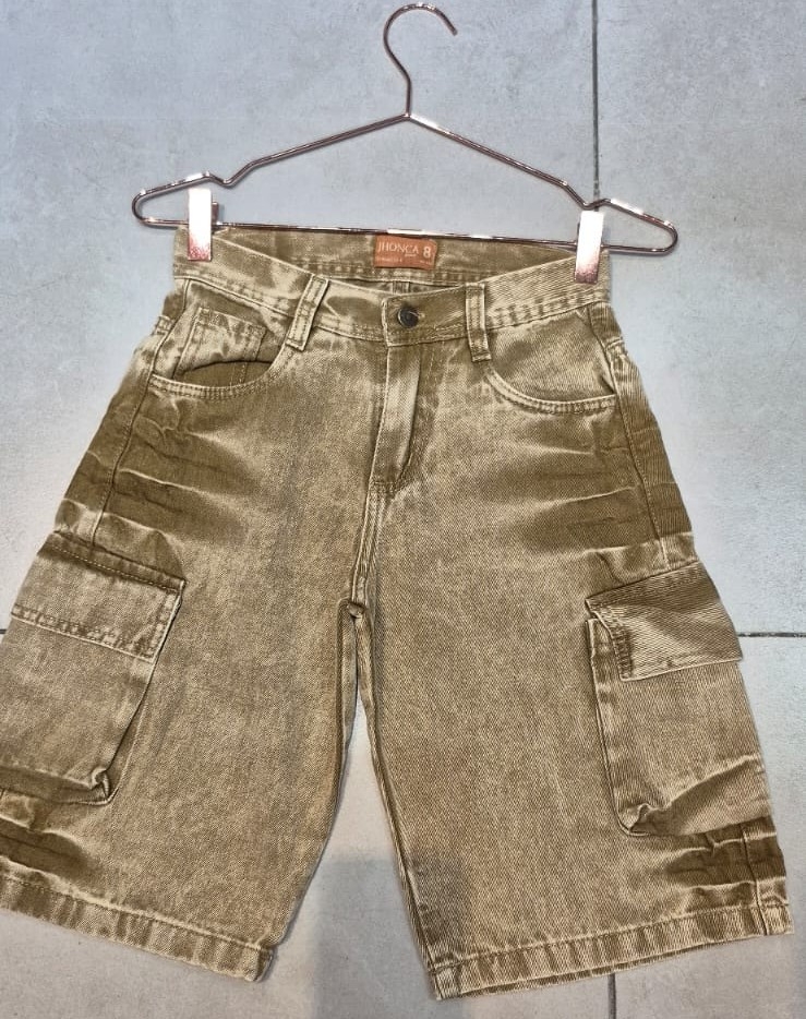 Bermuda Baggi Cargo Camel Unisex - Imagen 1